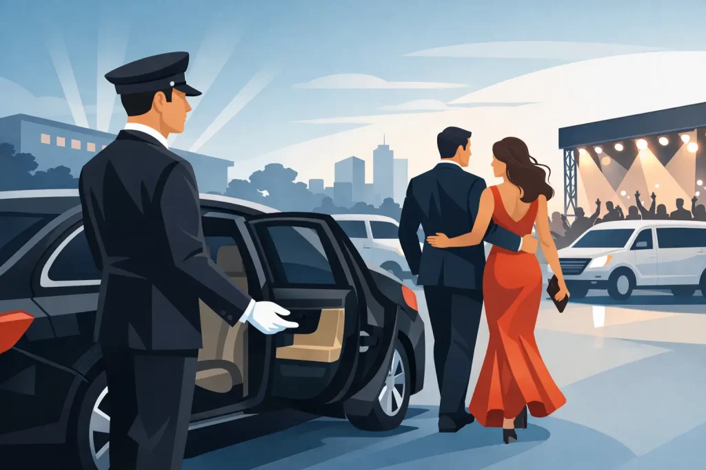 Chauffeur Service for Events That Shows Up