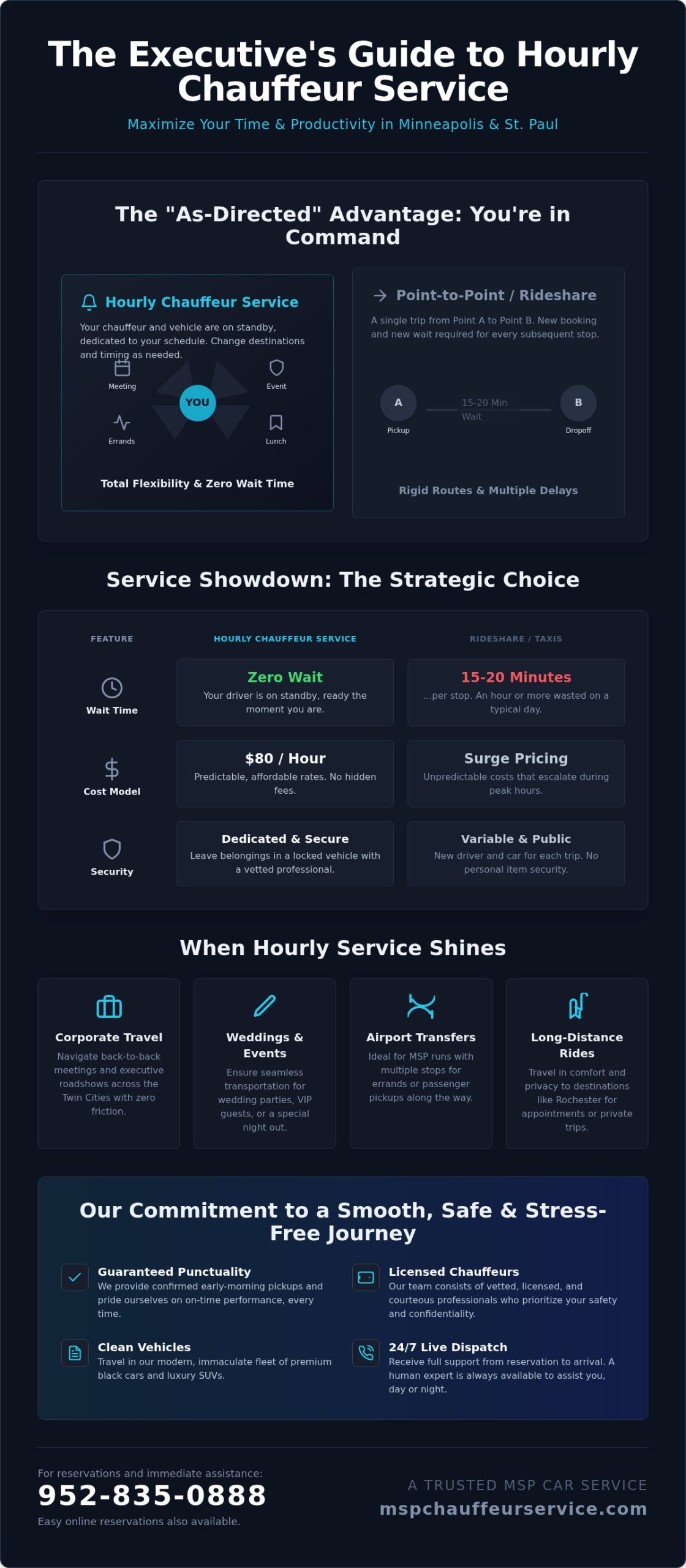 Hourly Chauffeur Service Minneapolis: The Ultimate Guide to As-Directed Luxury